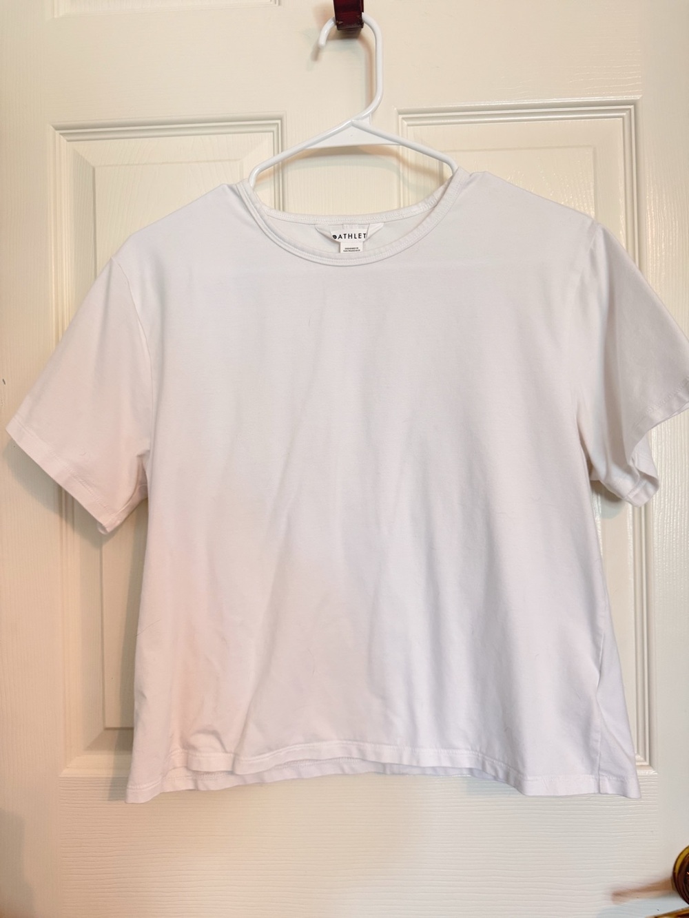 Athleta Bright White Essential tee